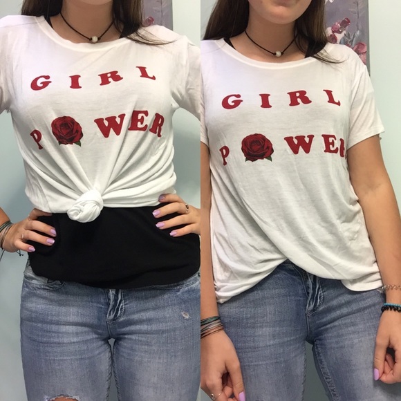 Forever 21 Tops - 🌹 F21 Feminist Girl Power Tee